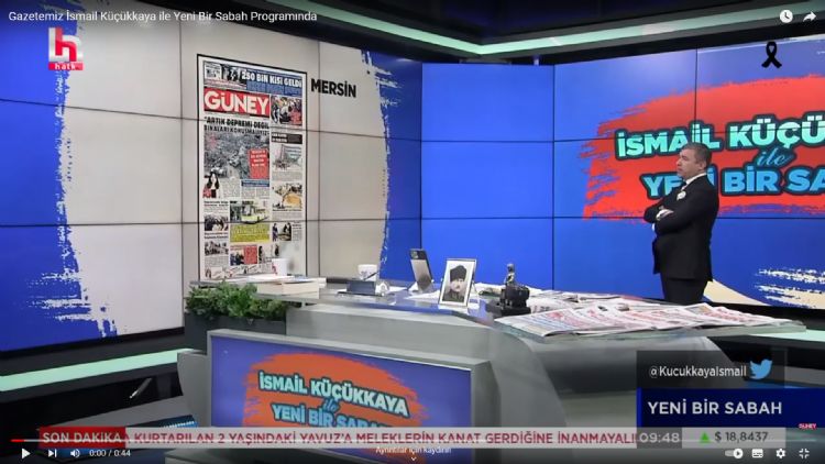 Gazetemiz smail Kkkaya ile Yeni Bir Sabah Programnda