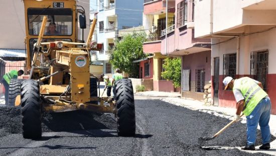 Toroslarda asfalt almalar devam ediyor