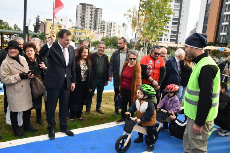  Yeniehir Belediyesi 5 bin metrekarelik bisiklet eitim park at