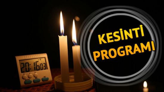 Elektrik kesinti uyars