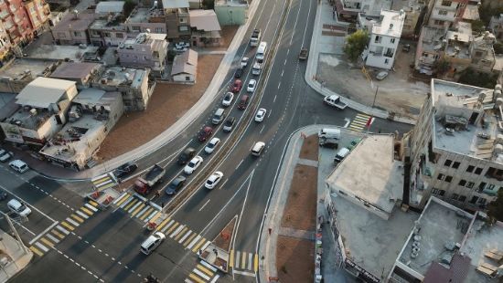 Rfat Uslu Caddesi duble yol olarak hizmete ald