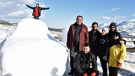 Toroslara ilk kar dt, festival heyecan artt