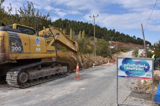 Glnara 27.5 kilometre imesuyu hatt dendi