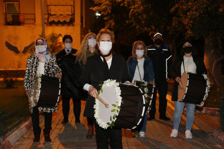 Erdemlide kadn davulcular sahuru haber verdi