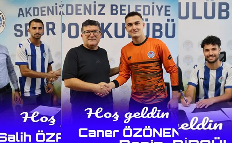Akdeniz Belediyespordan 3 transfer