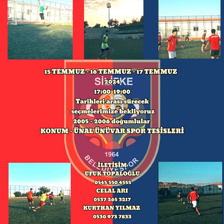 Silifke Belediyespor yetenek avnda