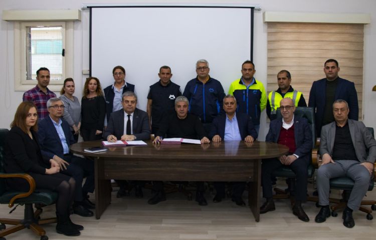 Mersin Bykehir Belediyesinde toplu i szlemesi sevinci