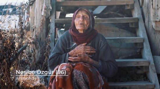 Arslankyl 96 yandaki Nesibe nine, kurtulu programnda duygulandrd