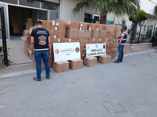 Mersin’de 10 milyon liralk kaaklk operasyonu