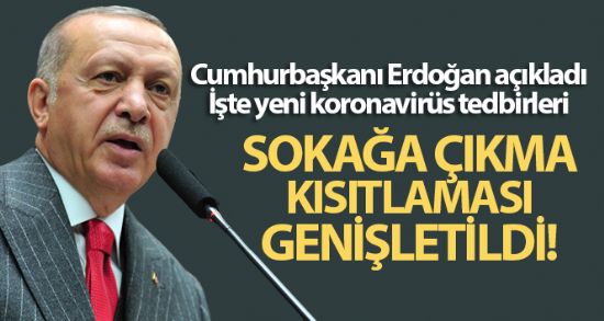 Cumhurbakan Erdoan aklad... te yeni koronavirs tedbirleri