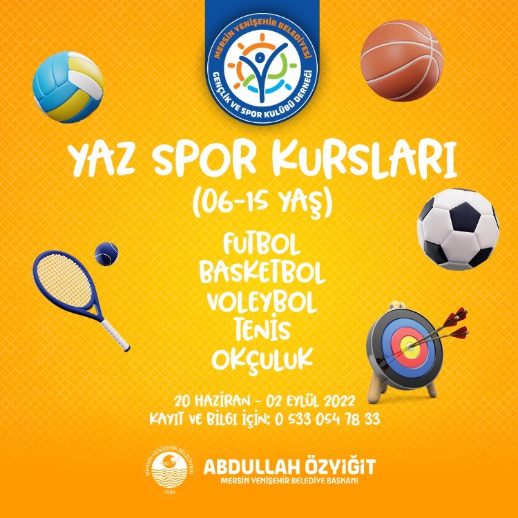 YAZ SPOR KURSLARI KAYITLARI BALADI