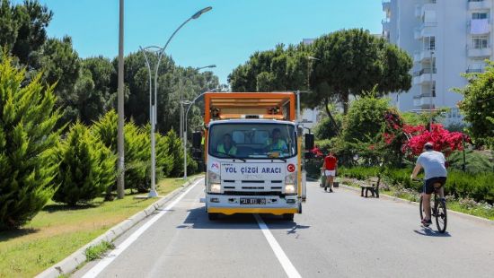 Erdemli’ye 8 kilometrelik bisiklet yolu yaplyor