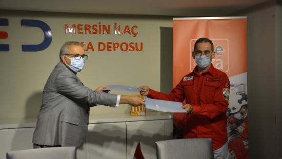 Mersin Ecza Deposu ile AKUT arasnda sponsorluk anlamas imzaland