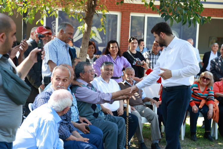 Tarsus Belediye Bakan<br>Ali Boltatan ilk ziyaret emeklilere