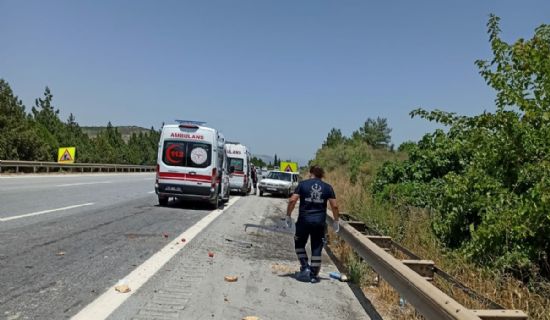 Tarsus’ta trafik kazas: 6 yaral