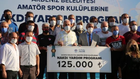 34 amatr spor kulbne 125 bin TL destek