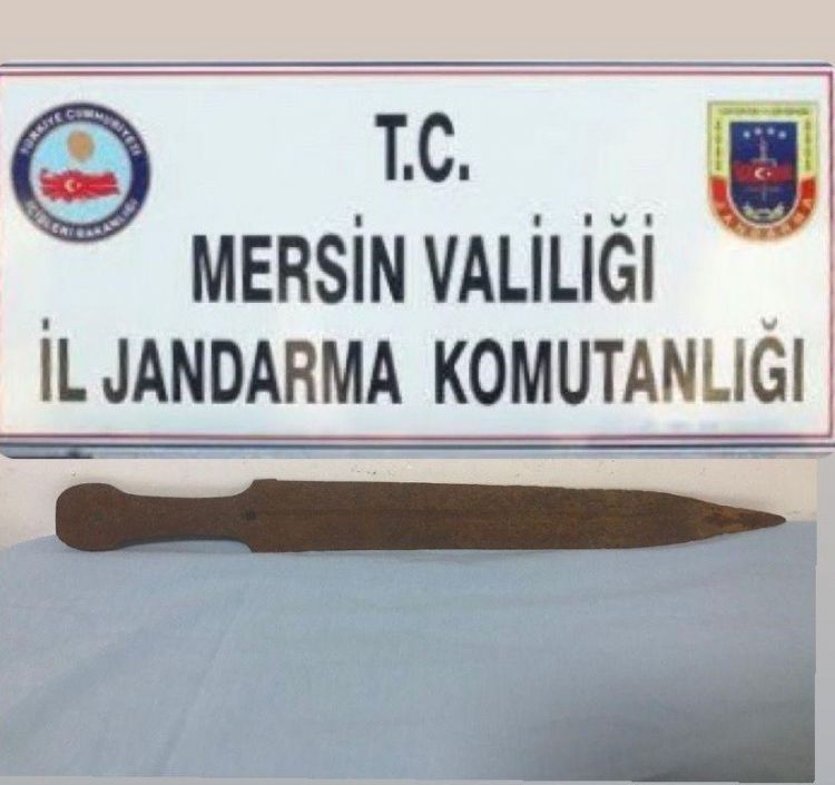 Mersin’de lejyoner klc ele geirildi