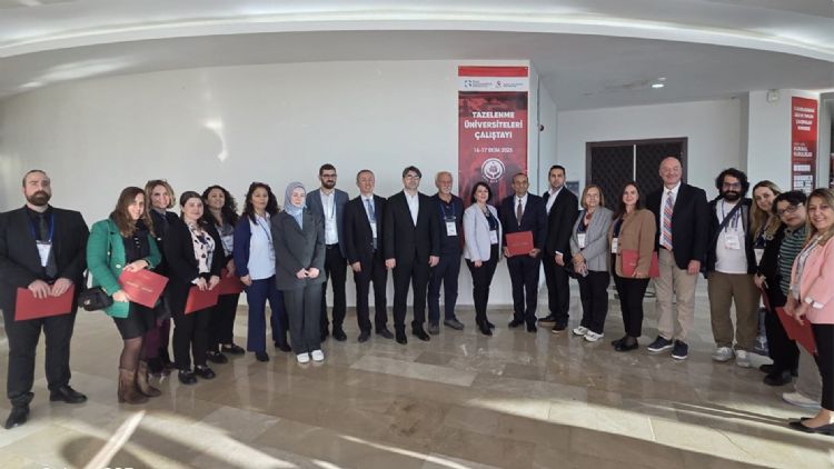 Mersin Üniversitesi, Tazelenme Üniversitesi Çalıştayı’na katıldı