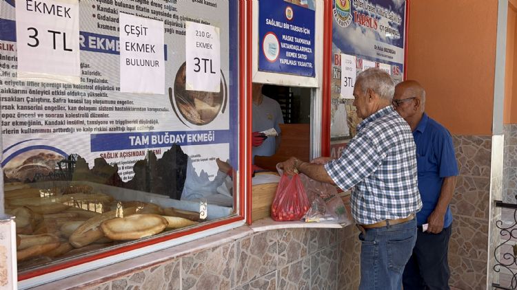 Tarsusta belediye ekmei 3 lira