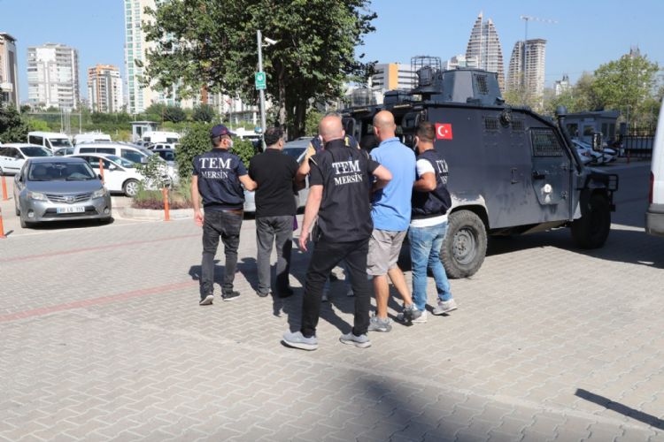 Mersin’deki terr operasyonunda 3 tutuklama