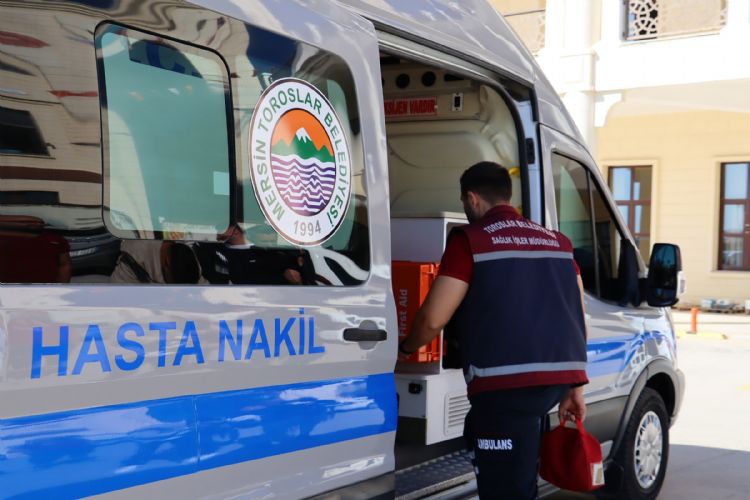 Toroslarda hasta nakil ambulans hizmeti